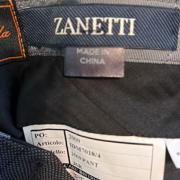 NWT Zanetti 36R Wool Pants  - Picture 7 of 12